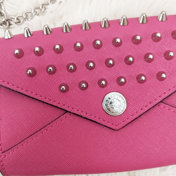Rebecca Minkoff Pink Studded Envelope Crossbody - Picture 6 of 8